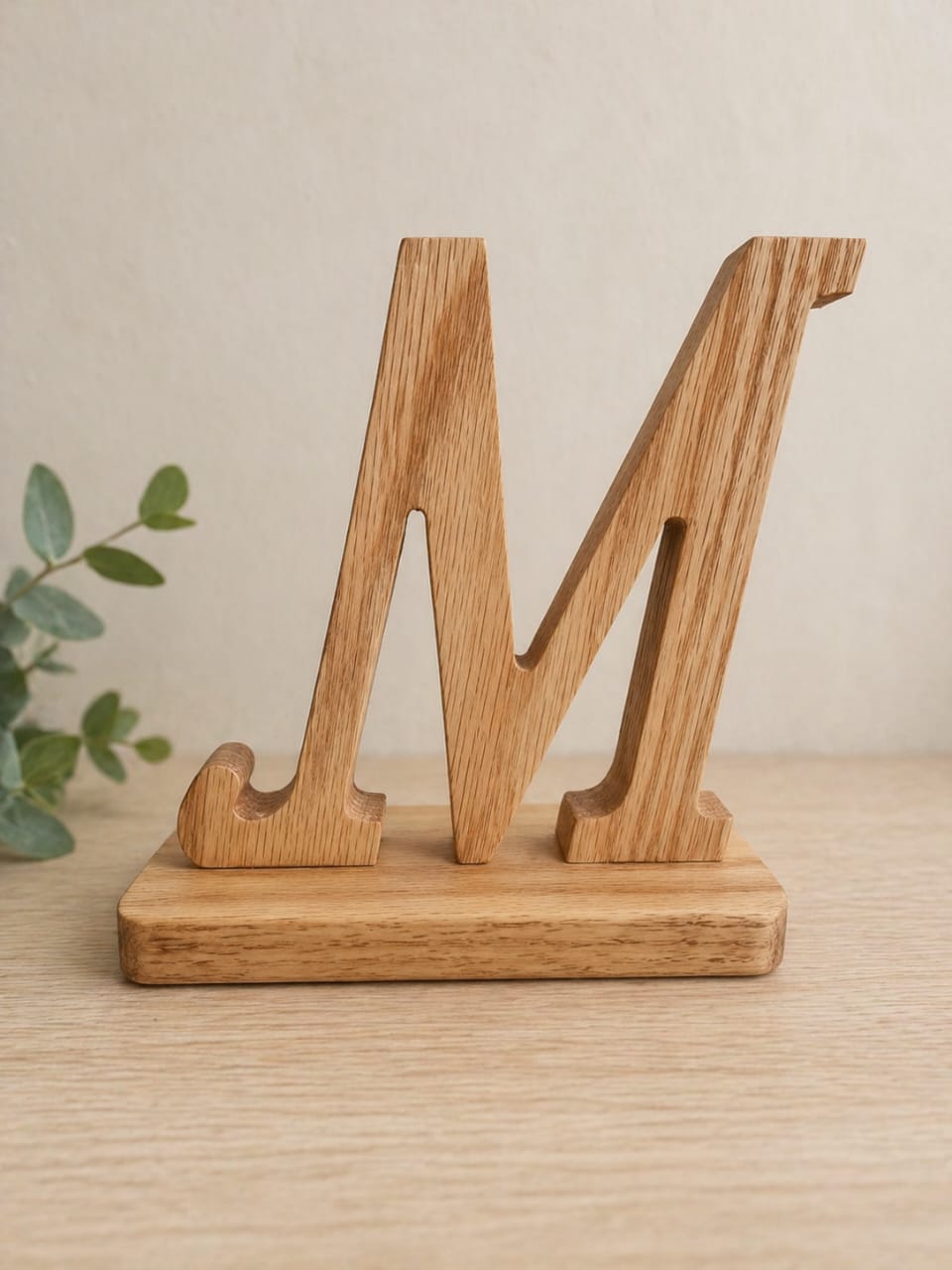 Woodly Signature Initial Piece | The Last Stand Your Desk Will Ever Need