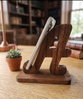Woodly Signature Initial Piece | The Last Stand Your Desk Will Ever Need