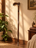 Handcrafted Hexagonal Walnut Walking Cane – A Masterpiece of Elegance and Craftsmanship